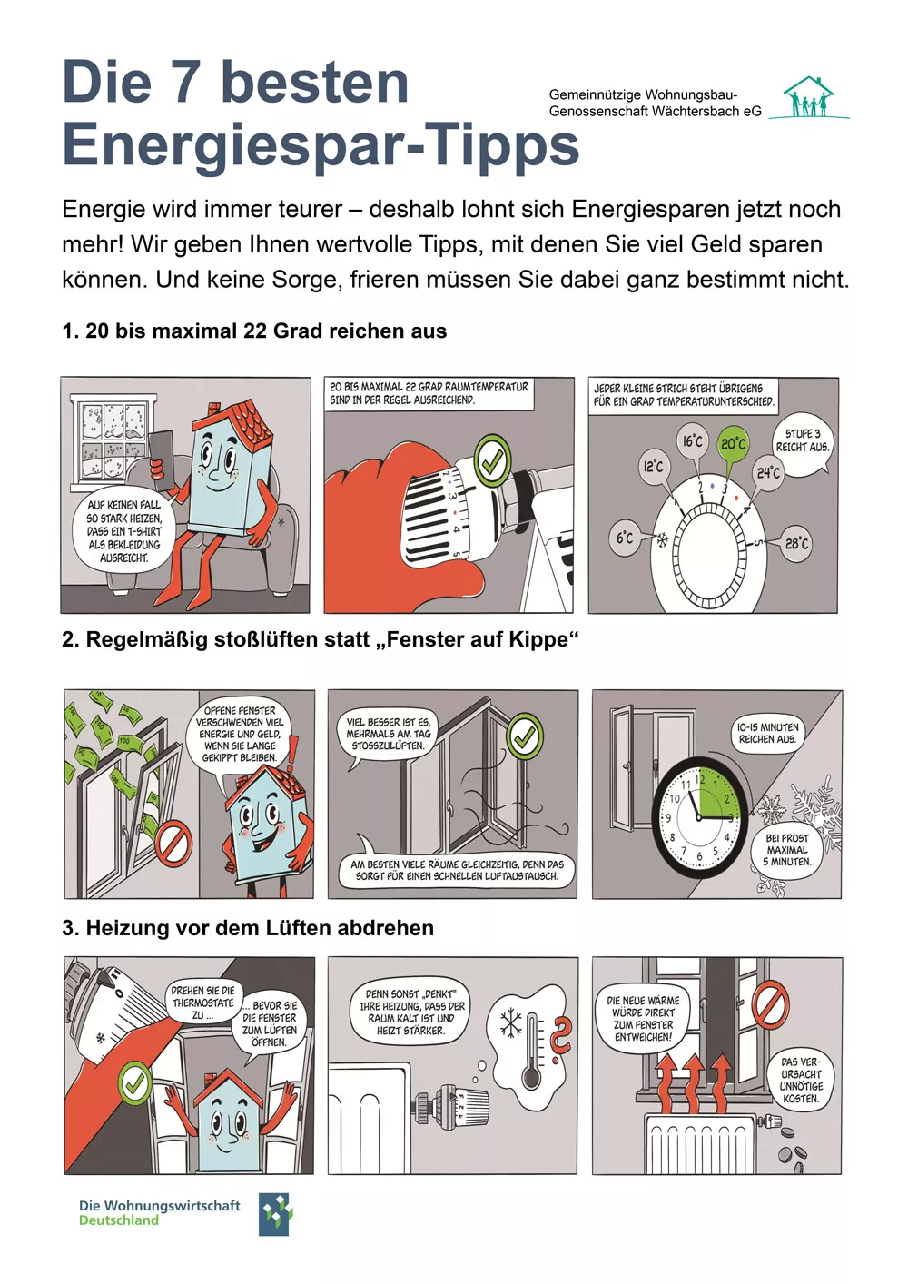 GeWoBau Wächtersbach - Energierspartipps